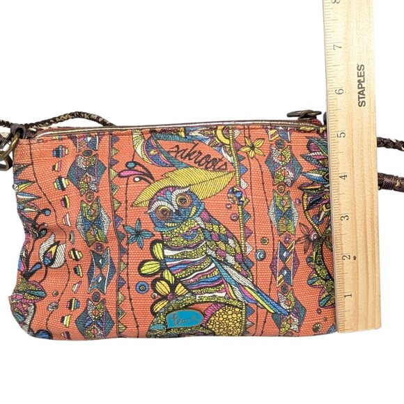 4 Crossbody Purse Bundle - Dooney Relic Sakroots Lily Bloom Floral Pink Red - Picture 14 of 16